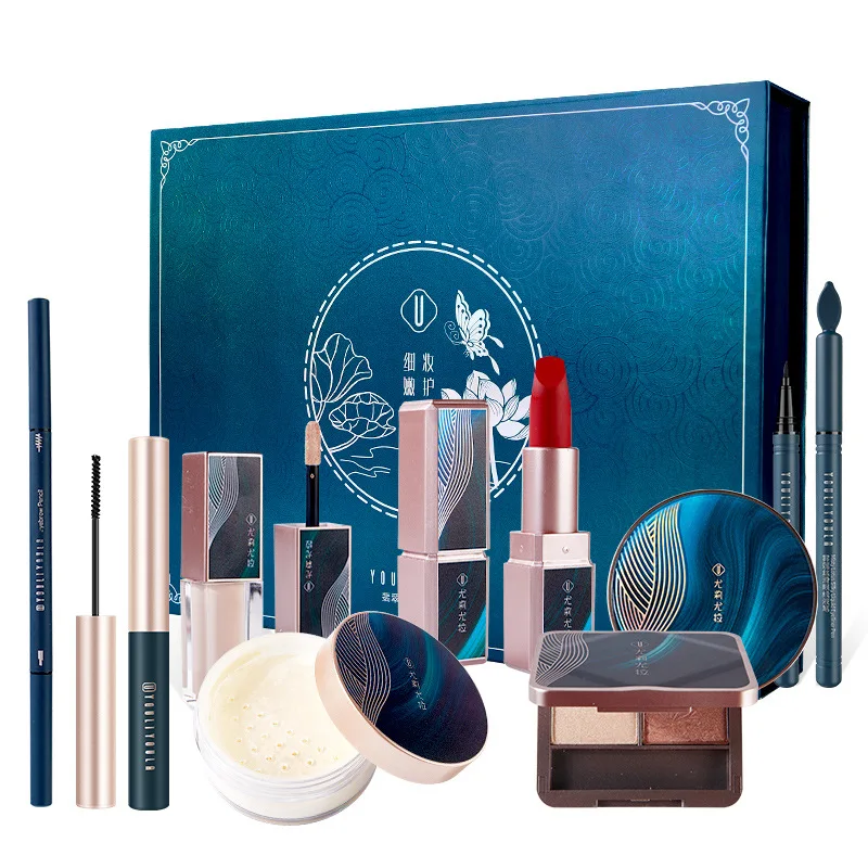 Makeup sets women cosmetic wholesale waterproof matte lipstick kit box for professionals full set private lable
Makeup sets women cosmetic wholesale waterproof matte lipstick kit box for professionals full set private lable