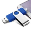 2019 New waterproof metal silver swivel 16gb 32gb usb memories