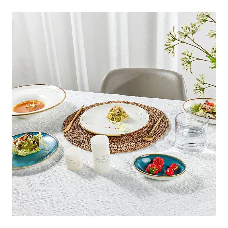 Japanese Plates Ceramic Plate Set Porcelain Dinnerware Household Dishes Vajillas Chinas, White
Japanese Plates Ceramic Plate Set Porcelain Dinnerware Household Dishes Vajillas Chinas, White