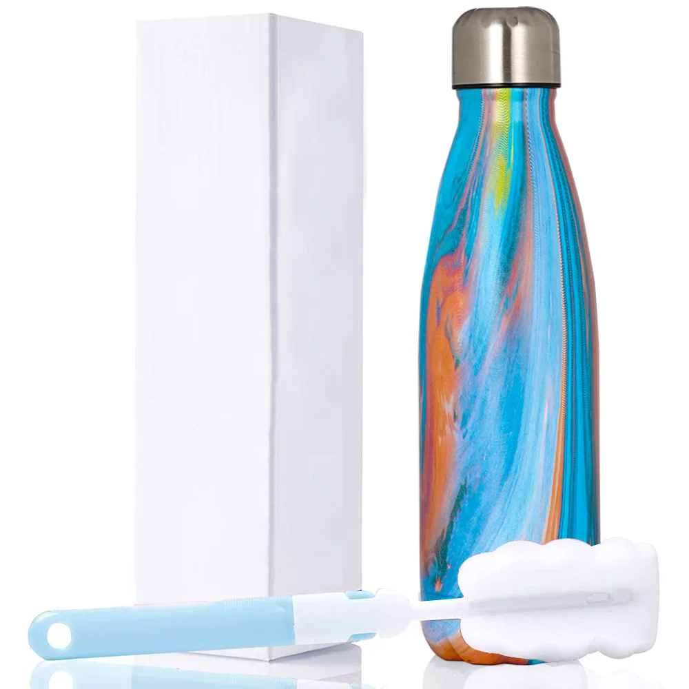 Wholesale Custom double wall vacuum insulated stainless steel thermal vacuum flask cola shape sport water bottle, Customized color
Wholesale Custom double wall vacuum insulated stainless steel thermal vacuum flask cola shape sport water bottle, Customized color