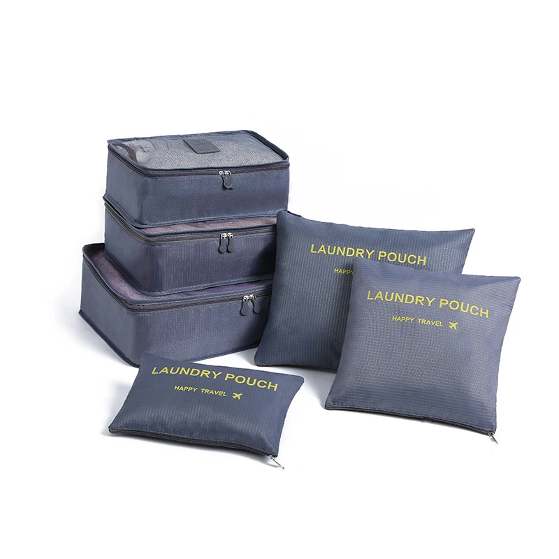 Wholesale 6Pcs Set Korean Version Packing Cubes Set Travel Luggage Cloth Organizer Travel Accessories, Grey, black, navy, pink, blue etc
Wholesale 6Pcs Set Korean Version Packing Cubes Set Travel Luggage Cloth Organizer Travel Accessories, Grey, black, navy, pink, blue etc
