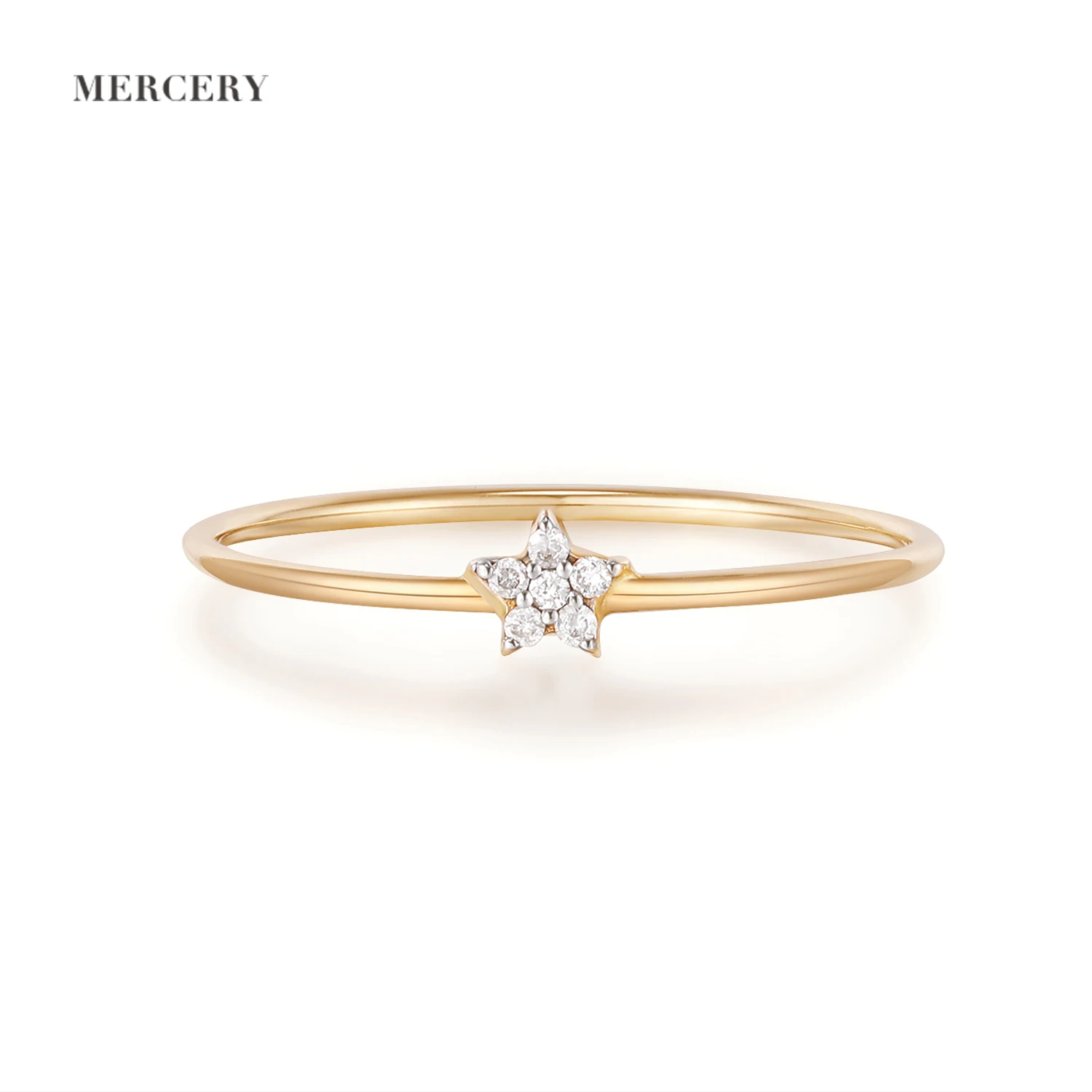 Mercery Jewelry Latest Design Cute Pentagon Bright Diamond Star Ring 14K Solid Gold Ring Fashion Girly Jewelry
Mercery Jewelry Latest Design Cute Pentagon Bright Diamond Star Ring 14K Solid Gold Ring Fashion Girly Jewelry