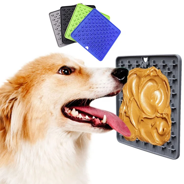 Hot Selling Food Grade Silicone Dog Lick Pad With Super Strong Suction Cup Distraction Dog Lick Mat For Pet, Gray,black, blue, green
Hot Selling Food Grade Silicone Dog Lick Pad With Super Strong Suction Cup Distraction Dog Lick Mat For Pet, Gray,black, blue, green