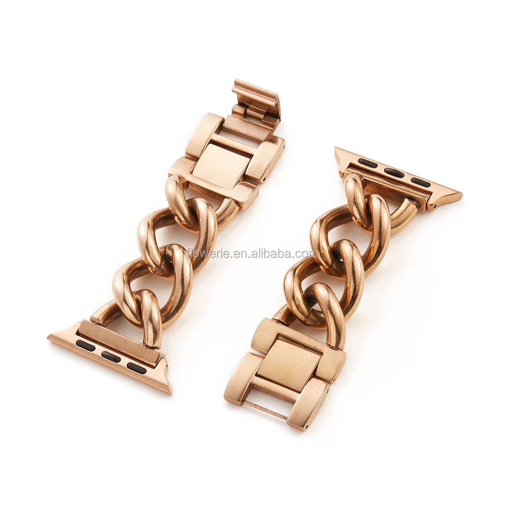 Luxury metal Chain Steel Stainless Watch Band For apple watch band 38 MM 42 MM bracelet quick release 40mm changeable watch band, Optional
Luxury metal Chain Steel Stainless Watch Band For apple watch band 38 MM 42 MM bracelet quick release 40mm changeable watch band, Optional