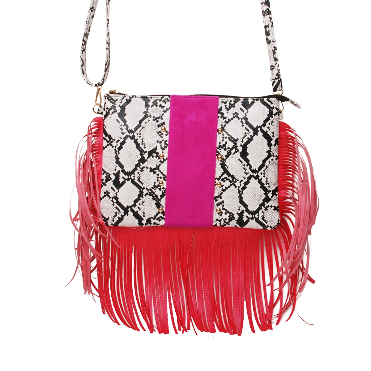 DOMIL Hot Personalized Fringe Tassel Crossbody Tote Bag Serape Snake Design Shopping Party Leisure Shoulder Purse, Animal print
DOMIL Hot Personalized Fringe Tassel Crossbody Tote Bag Serape Snake Design Shopping Party Leisure Shoulder Purse, Animal print