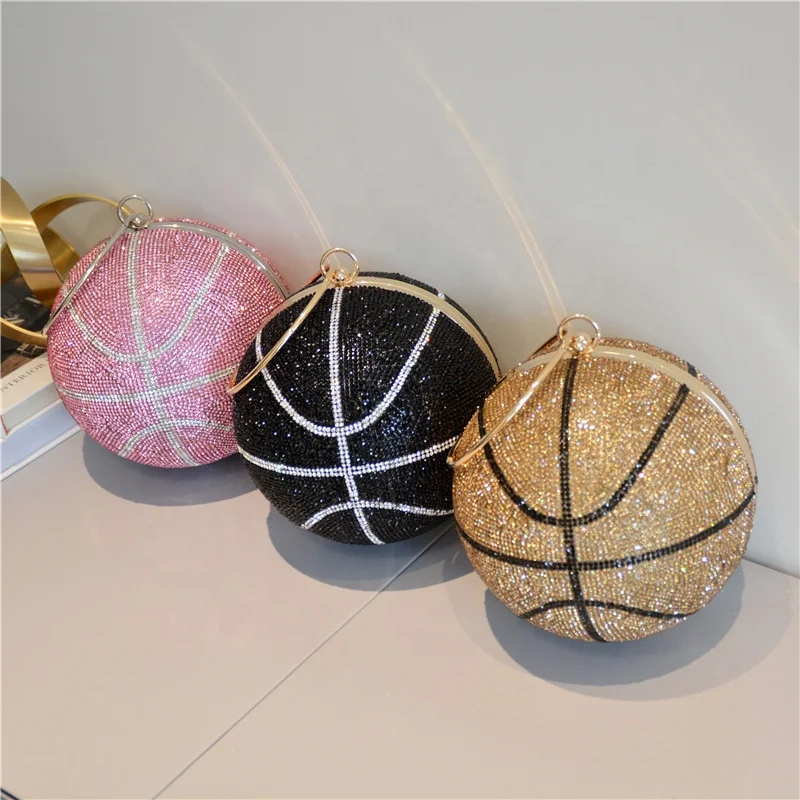 No. 1 Saler Diamond Crystal Shiny rhinestone bag basketball shaped bag basketball purse women bags(ON-H72), Brown,black,pink
No. 1 Saler Diamond Crystal Shiny rhinestone bag basketball shaped bag basketball purse women bags(ON-H72), Brown,black,pink
