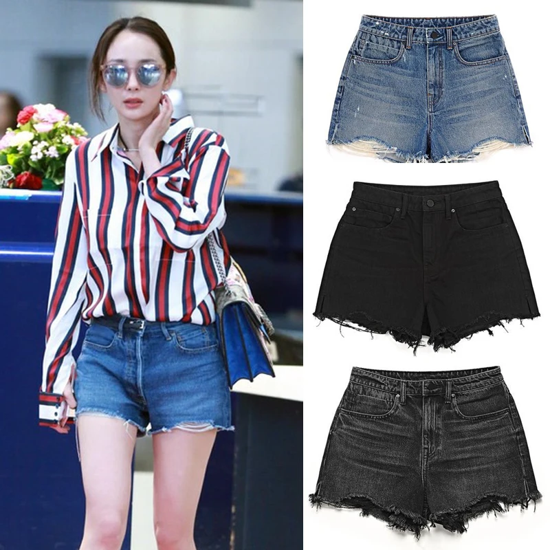 2021 women's denim shorts classic retro high waist blue wide-leg women's casual summer ladies women's shorts jeans
2021 women's denim shorts classic retro high waist blue wide-leg women's casual summer ladies women's shorts jeans