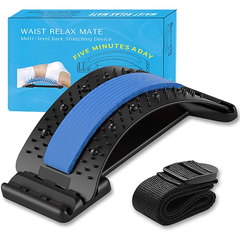 Factory Multi-Level Back Massager Lumbar Back Pain Relief Device Back Stretcher with Magnet, Blue,green
Factory Multi-Level Back Massager Lumbar Back Pain Relief Device Back Stretcher with Magnet, Blue,green