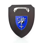 Plaques Plaque Wooden Plaque Wholesale Custom Design Blank Wooden And Metal Shield Trophy Wall Award Plaques