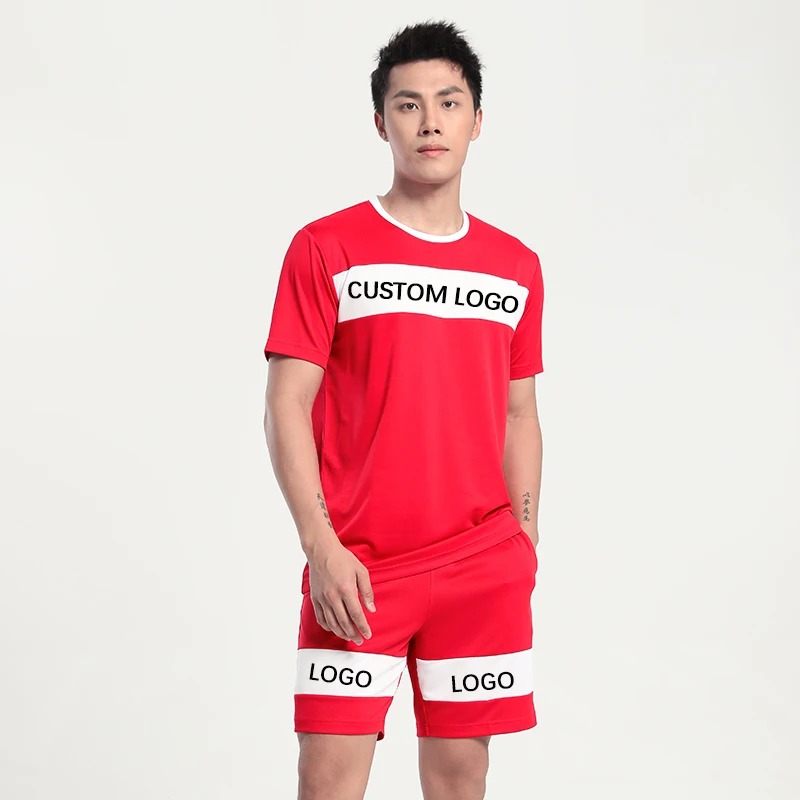 Wholesale Summer 2 Piece Short Tshirt Set Oversized Blank T-shirt Shorts Sets Men Gym Sport Tracksuit, Red,blue,black
Wholesale Summer 2 Piece Short Tshirt Set Oversized Blank T-shirt Shorts Sets Men Gym Sport Tracksuit, Red,blue,black