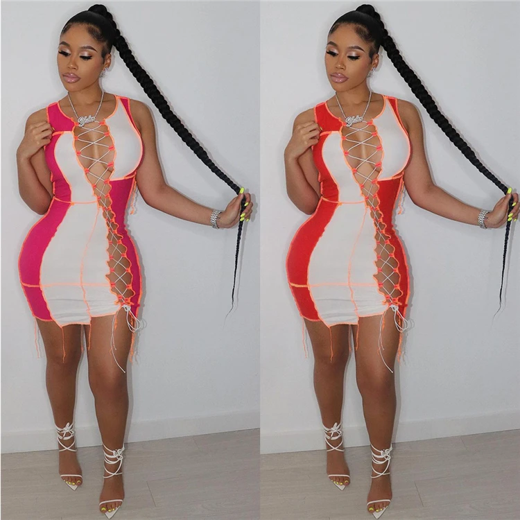 M9288A-wholesale fashion sleeveless patchwork ladies dresses summer bodycon dress women
M9288A-wholesale fashion sleeveless patchwork ladies dresses summer bodycon dress women