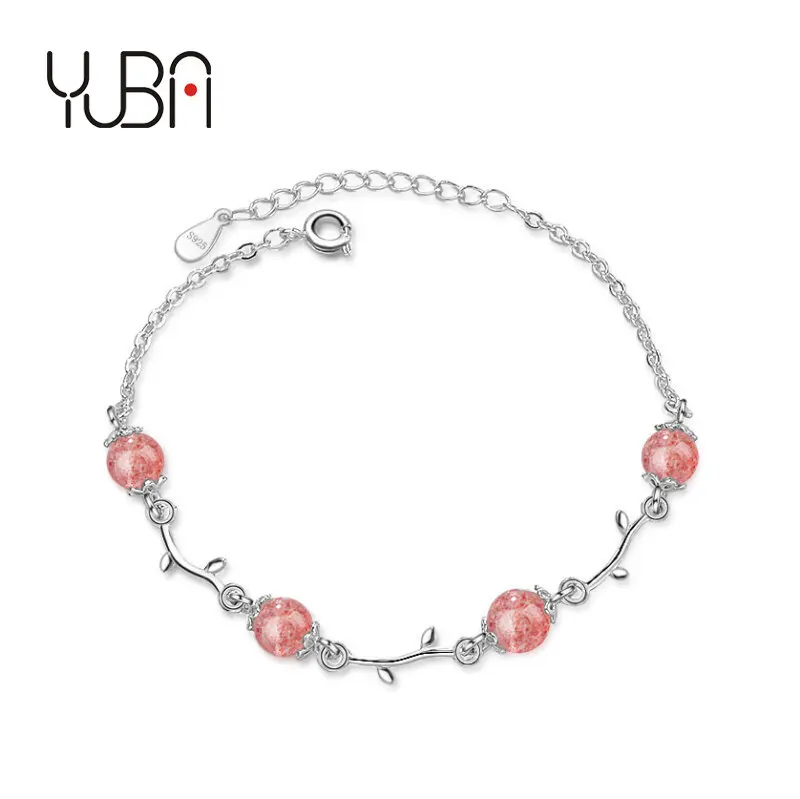 Hot Selling Fashion Strawberry Crystal Bracelet Women Party Luxury Pink Adjustable Jewelry Bracelet
Hot Selling Fashion Strawberry Crystal Bracelet Women Party Luxury Pink Adjustable Jewelry Bracelet