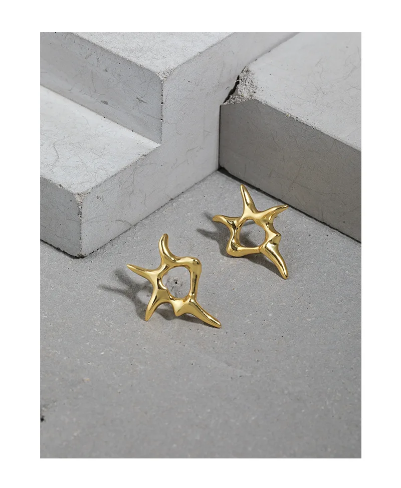 VIANRLA 925 sterling silver women minimalist gold plated stud earrings Custom Jewelry
VIANRLA 925 sterling silver women minimalist gold plated stud earrings Custom Jewelry