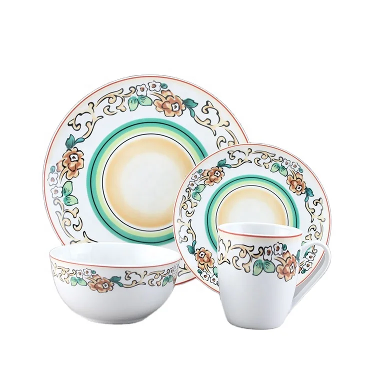 Hot Sale New Design High Quality Decal printing Tableware sets Porcelain China Dinner Set, Colorful
Hot Sale New Design High Quality Decal printing Tableware sets Porcelain China Dinner Set, Colorful