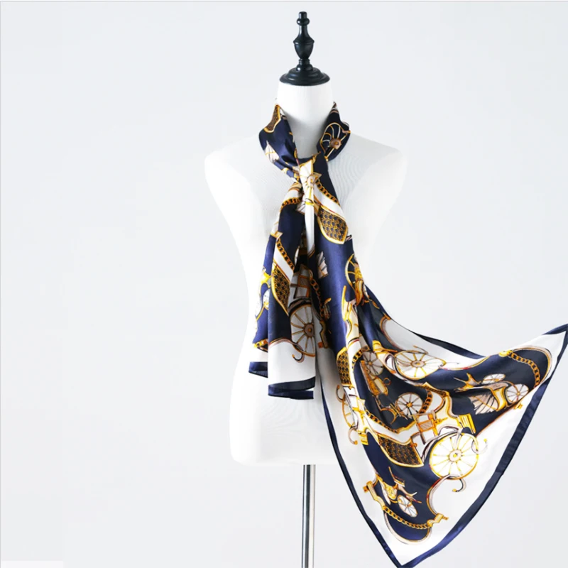 Hangzhou spring and autumn versatile new silk women's shawl high grade long gift printed scarf
Hangzhou spring and autumn versatile new silk women's shawl high grade long gift printed scarf