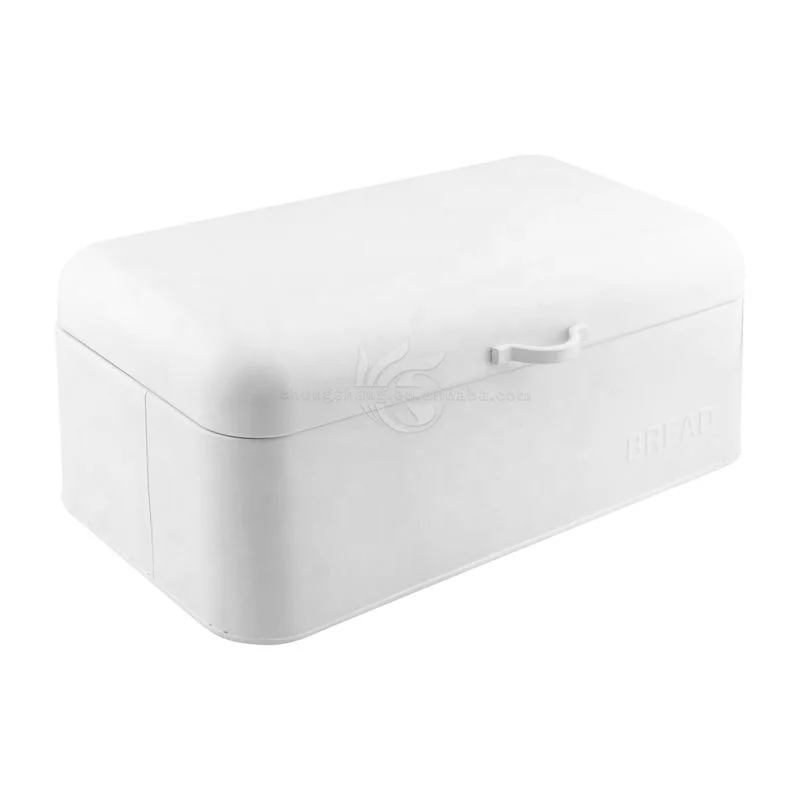 Powder Coating Bread Box for Kitchen Counter Vintage Retro Design Carbon Steel Bread Bin Box, White
Powder Coating Bread Box for Kitchen Counter Vintage Retro Design Carbon Steel Bread Bin Box, White