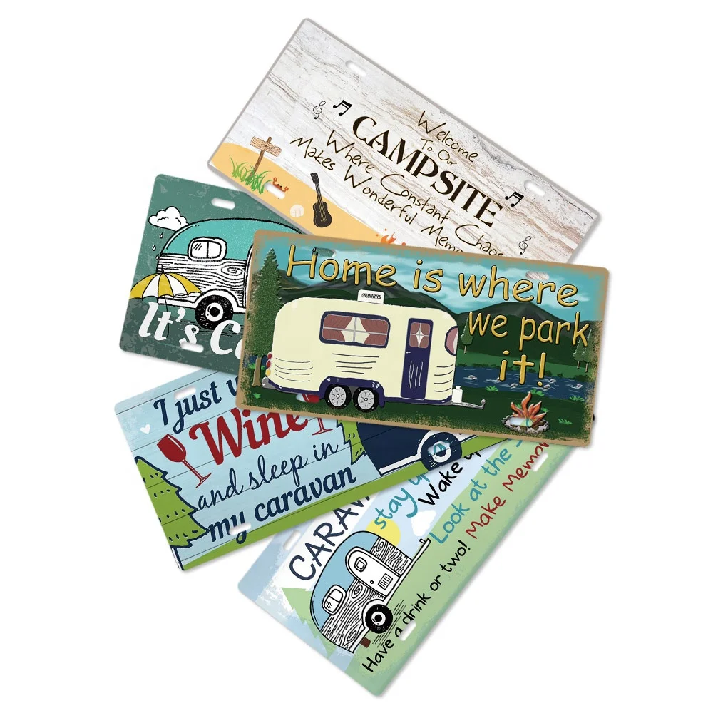Putuo Decor Camping Outdoor Car License Plate Vintage Metal Plate Art Sign Campsite Glamper Decor
Putuo Decor Camping Outdoor Car License Plate Vintage Metal Plate Art Sign Campsite Glamper Decor