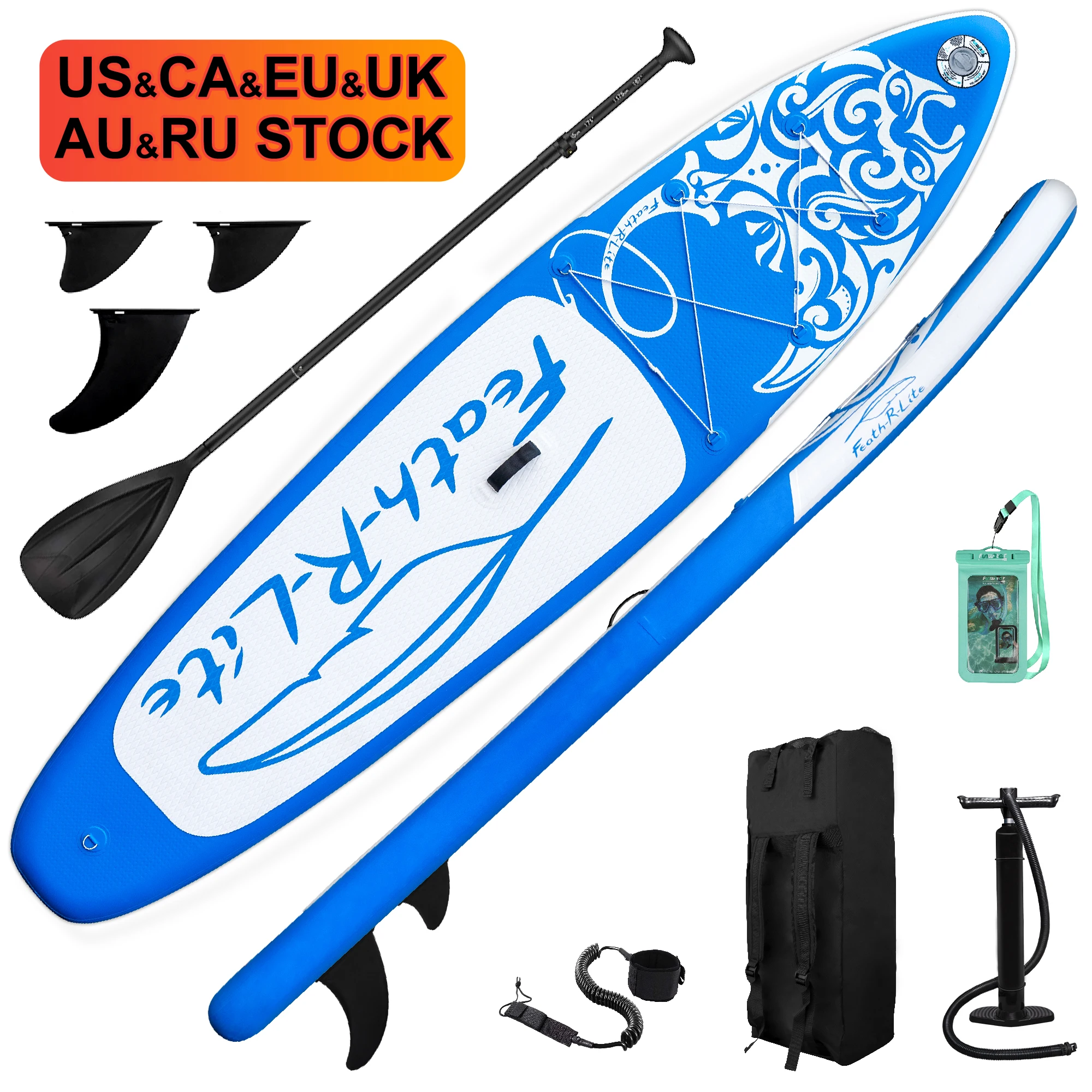 FUNWATER Dropshipping OEM Wholesale 10'6" transparent paddle board stand-up paddleboarding surf leash surf Fins wake board
FUNWATER Dropshipping OEM Wholesale 10'6" transparent paddle board stand-up paddleboarding surf leash surf Fins wake board