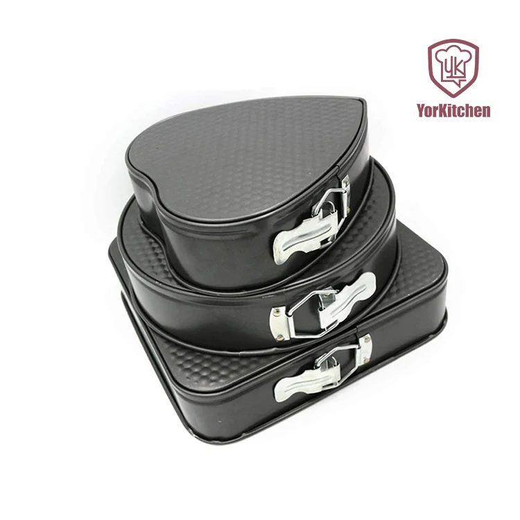 3pcs Springform Pan Heart Round Square Shaped Nonstick Non-Stick Springform Pan
3pcs Springform Pan Heart Round Square Shaped Nonstick Non-Stick Springform Pan