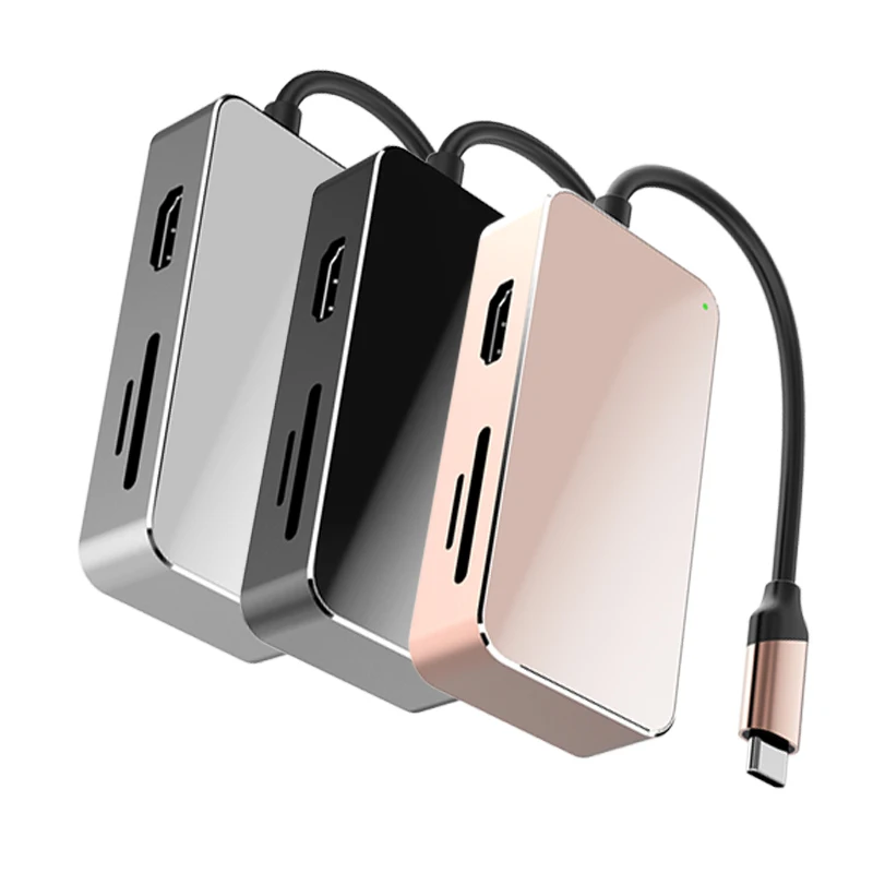 Hub 4 in 1 Type-c Port Mobile Computer OEM ODM Customized Status usb hub fast charge 4 port CE ROHS Black Gold Silver, Black gold sliver
Hub 4 in 1 Type-c Port Mobile Computer OEM ODM Customized Status usb hub fast charge 4 port CE ROHS Black Gold Silver, Black gold sliver