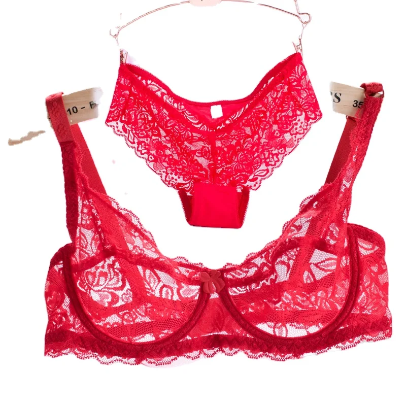 European and American steel ring sexy bra set ultra-thin transparent lace comfortable underwear sleeping bra large size thin
European and American steel ring sexy bra set ultra-thin transparent lace comfortable underwear sleeping bra large size thin