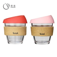 Water cup 8oz reusable durable silicone glass coffee cup custom mugs with silicone lid
Water cup 8oz reusable durable silicone glass coffee cup custom mugs with silicone lid