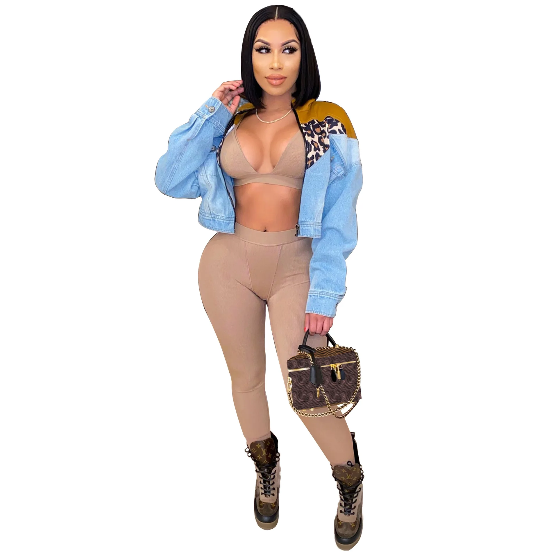 2020 New Arrivals Autumn collection Women long sleeve Contrast Casual Ladies denim jacket
2020 New Arrivals Autumn collection Women long sleeve Contrast Casual Ladies denim jacket