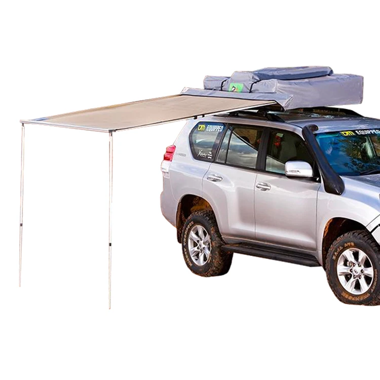 Outdoor retractable camping rooftop car side awning, Color 
Outdoor retractable camping rooftop car side awning, Color