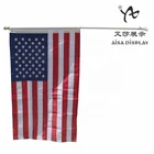 3x5ft us ameriance flag embroidered of 210D nylon oxford fabric