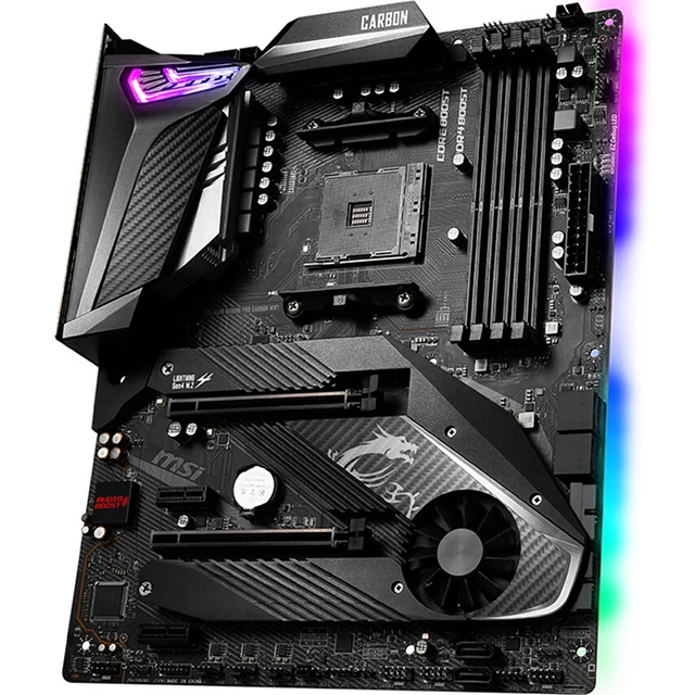 MSI MPG X570 GAMING PRO CARBON WIFI motherboard supports 5900X/5800X/5600X/3700X
MSI MPG X570 GAMING PRO CARBON WIFI motherboard supports 5900X/5800X/5600X/3700X