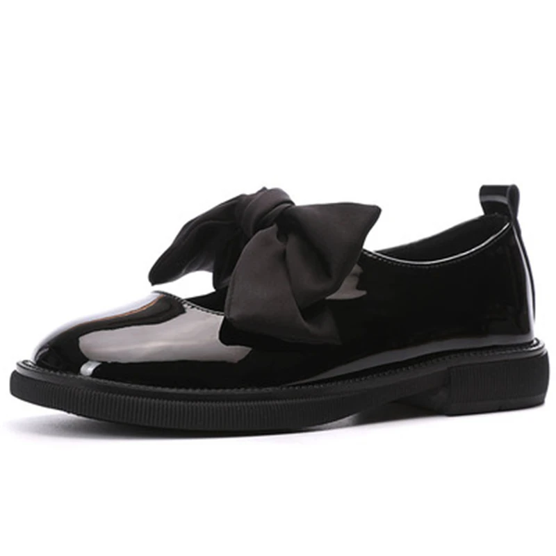 Dropshipping Custom Logo Women Fashion Patent Leather Shoes 2021 New Thick Bottom Bow-knot British Style Shoes Slip-on Loafers
Dropshipping Custom Logo Women Fashion Patent Leather Shoes 2021 New Thick Bottom Bow-knot British Style Shoes Slip-on Loafers