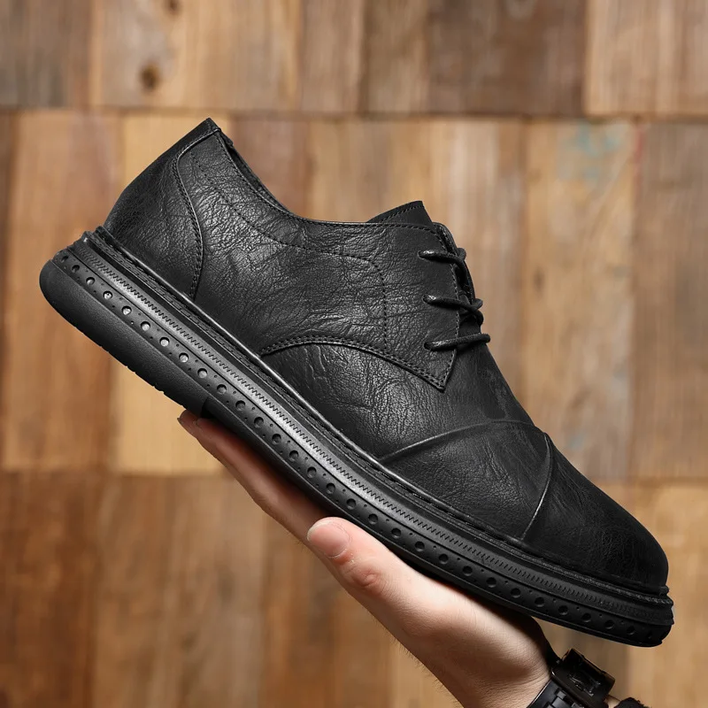 Leisure leather shoes for men 2021 Autumn new Style British 100 shoes for men outdoor leather shoes factory direct sale
Leisure leather shoes for men 2021 Autumn new Style British 100 shoes for men outdoor leather shoes factory direct sale