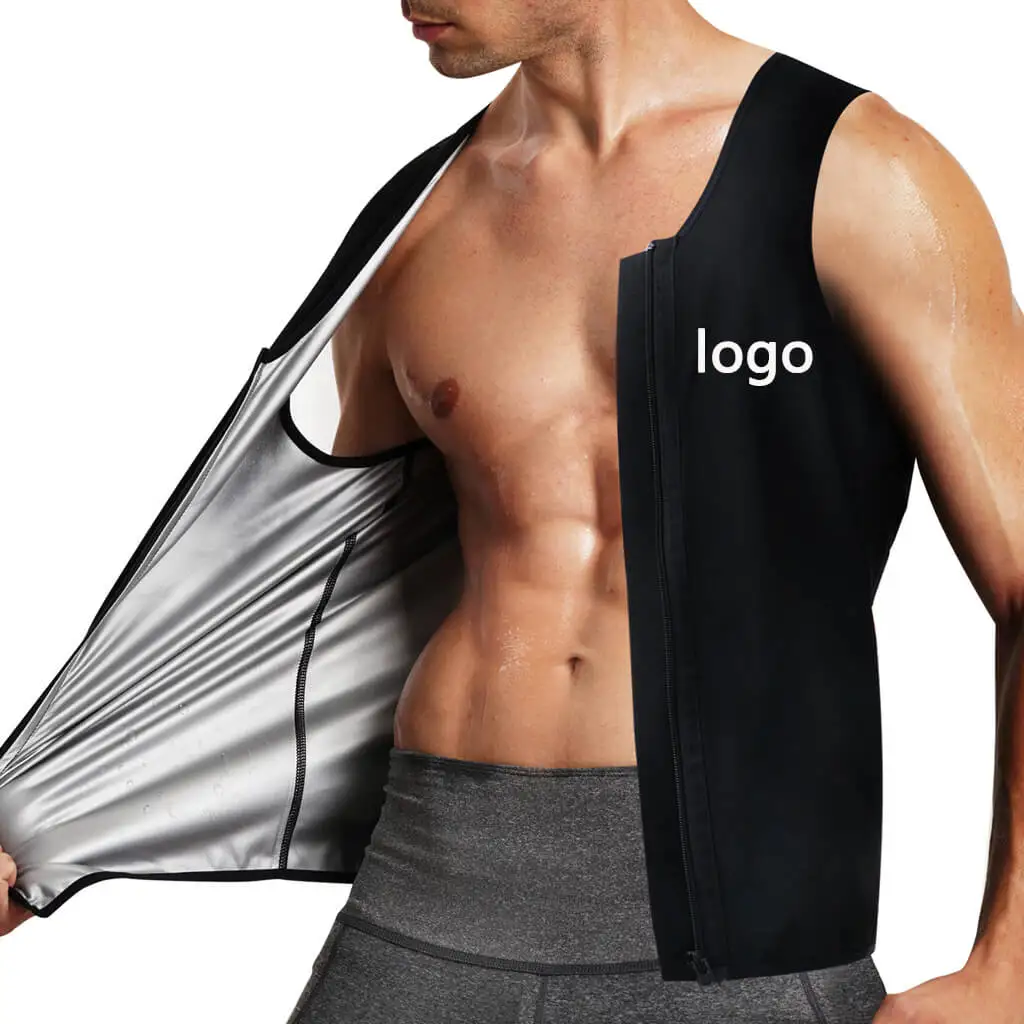 Exercise Sauna Suit Sweat Waist Trainer Tank Top Men Custom Logo Sauna Vest For Weight Loss
Exercise Sauna Suit Sweat Waist Trainer Tank Top Men Custom Logo Sauna Vest For Weight Loss