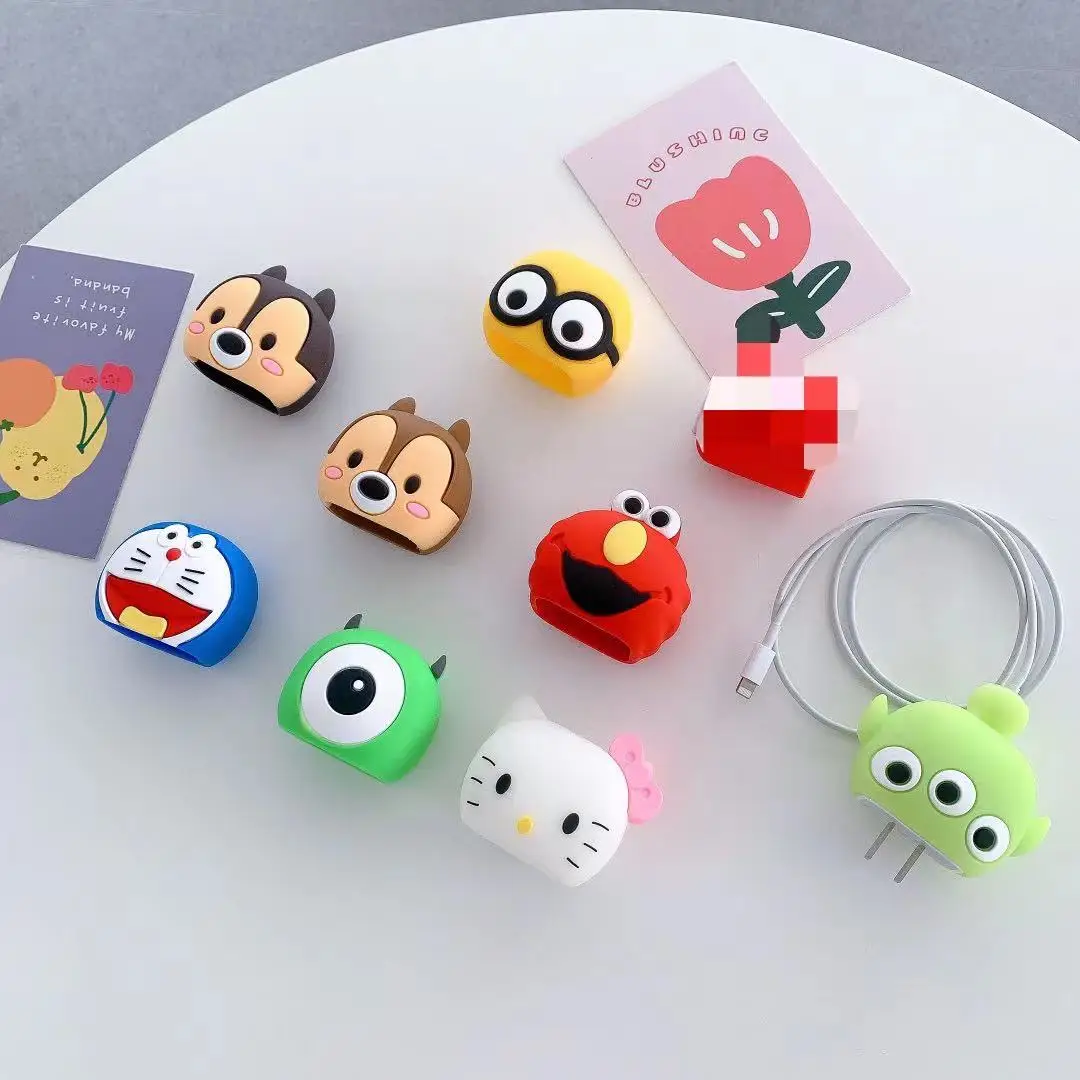 3D Cute Cartoon Designs Protective Case For Lightning Cable Cover For Apple 18W 20W USB-C Power Adapter Charger
3D Cute Cartoon Designs Protective Case For Lightning Cable Cover For Apple 18W 20W USB-C Power Adapter Charger