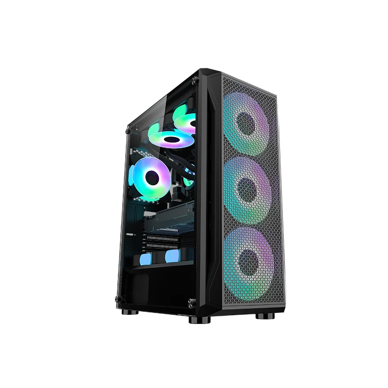 2021 High Quality E-ATX with Power Supply Fan Cooler Master Plastic LED Gaming CPU Cabinet Computer Case, Black painting
2021 High Quality E-ATX with Power Supply Fan Cooler Master Plastic LED Gaming CPU Cabinet Computer Case, Black painting