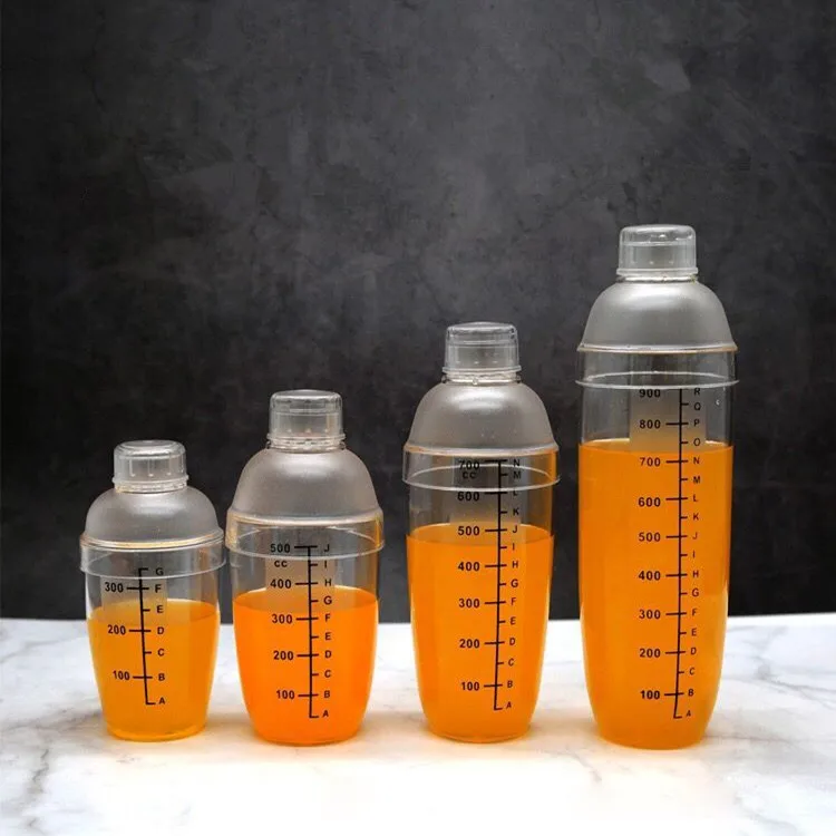 Hot Sale Boston Mini Small Bpa free Home Barbartender Tool Food Grade Plastic pp 350ml Cocktail Shaker Set For Cocktail
Hot Sale Boston Mini Small Bpa free Home Barbartender Tool Food Grade Plastic pp 350ml Cocktail Shaker Set For Cocktail