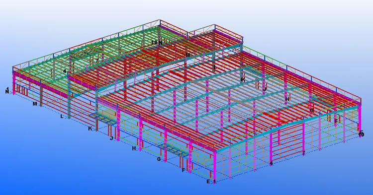 Low Cost Industrial Economical Steel Trusses Shed Building