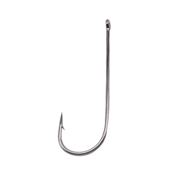 Fishing gear wholesale stainless steel fishing hooks straight shank hook for sea, Silver
Fishing gear wholesale stainless steel fishing hooks straight shank hook for sea, Silver