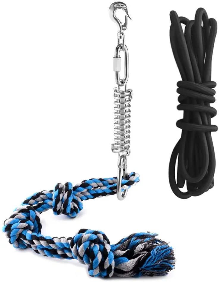 Hot Selling Outdoor Interactive Spring Pole Handing Bungee Dog Rope Toys for Pets With 5M Black Rope, Picture
Hot Selling Outdoor Interactive Spring Pole Handing Bungee Dog Rope Toys for Pets With 5M Black Rope, Picture