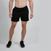 New stylish high quality black spandex mens athletic shorts