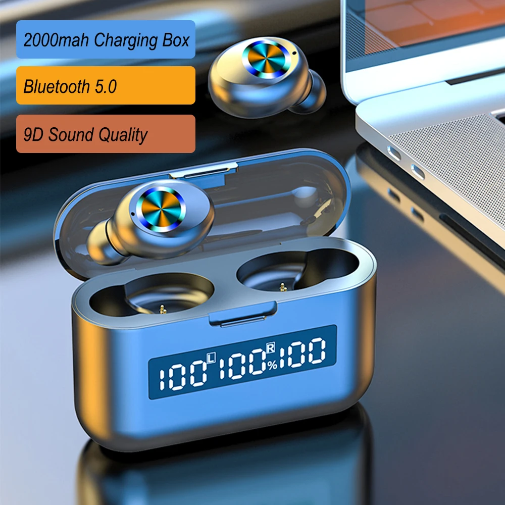 Free Shipping 1 Sample OK 2000mAh Waterproof TWS Wireless Headphone 9D Sound Quality 5.0 True Wireless Stereo Headset
Free Shipping 1 Sample OK 2000mAh Waterproof TWS Wireless Headphone 9D Sound Quality 5.0 True Wireless Stereo Headset