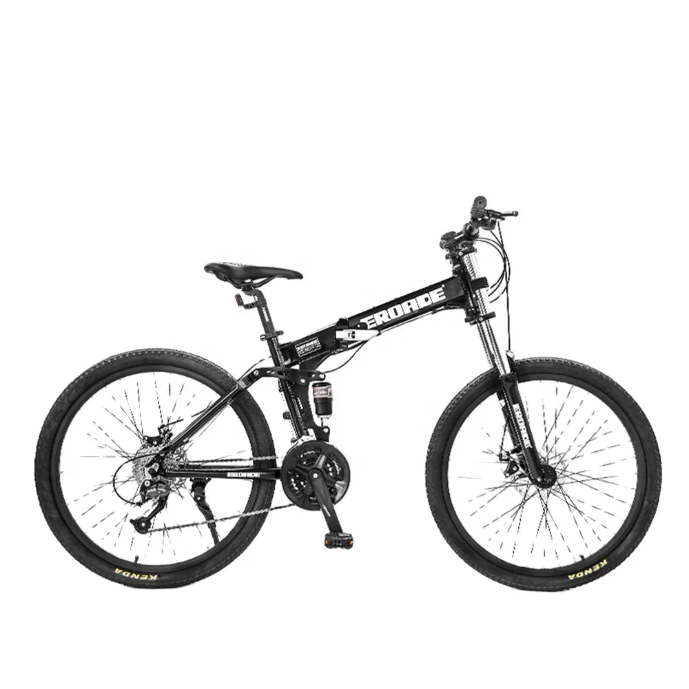 26" Aluminum Alloy Frame Folding Bike 3*9 Speed Camo Sport Bike With Full Suspension, Green/yellow//black
26" Aluminum Alloy Frame Folding Bike 3*9 Speed Camo Sport Bike With Full Suspension, Green/yellow//black