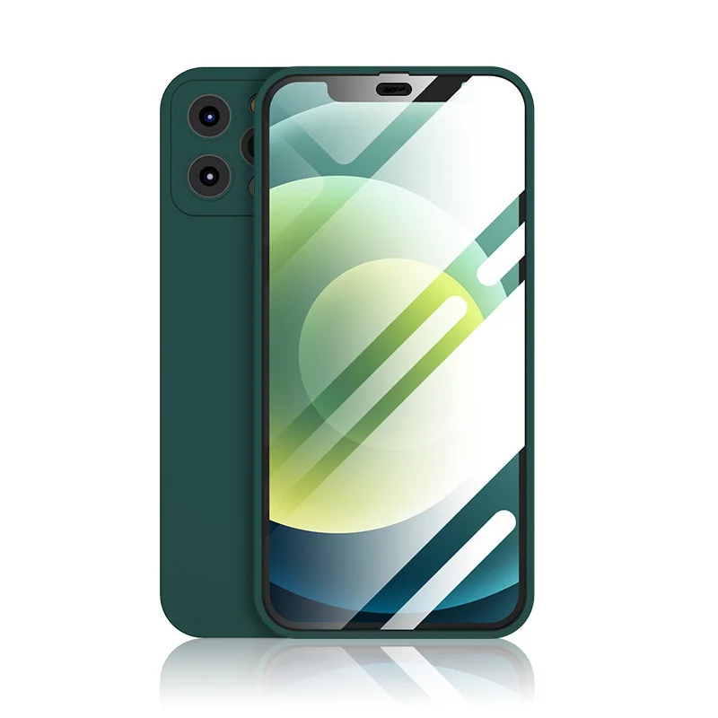 360 Full Cover 9H Tempered Glass Film Tpu Soft Frame Anti-Fall Protection Phone Case For iPhone 11 12 Pro Max Xs Xr
360 Full Cover 9H Tempered Glass Film Tpu Soft Frame Anti-Fall Protection Phone Case For iPhone 11 12 Pro Max Xs Xr