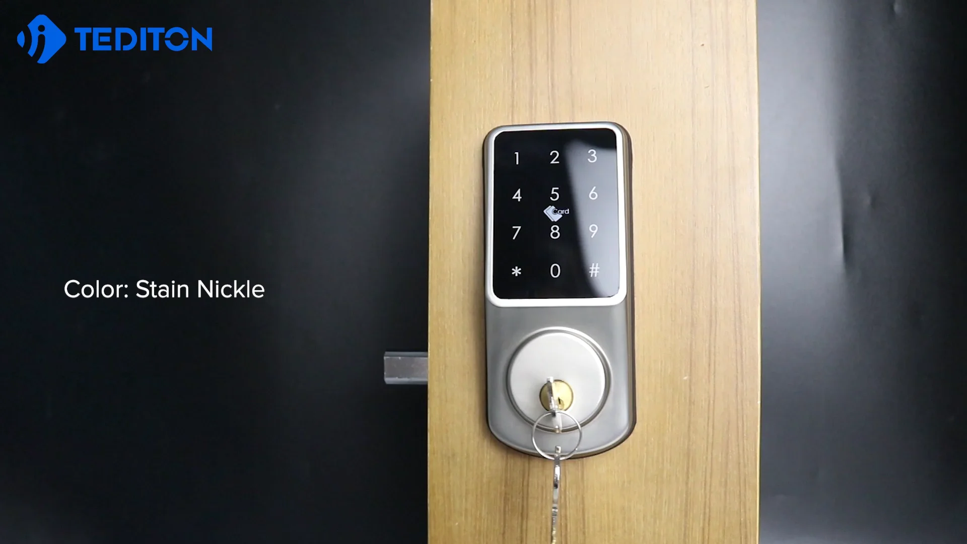 High Quality Electric Rfid Card Code Combination Wifi Smart Door Lock