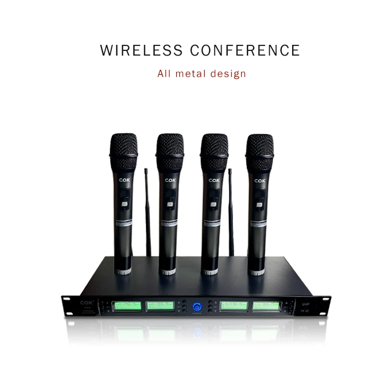 4- channel uhf band professional wireless handheld wireless microphone system dynamic wireless mic
4- channel uhf band professional wireless handheld wireless microphone system dynamic wireless mic