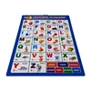 Educational classroom chart for children learning alphabet