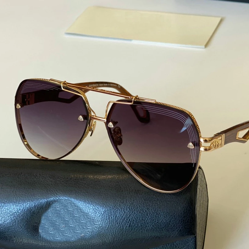 

Top Fashion 2021 latest women's Sunglasses UV400 brand luxury Maybach lady sun glasses Men's sunglasses