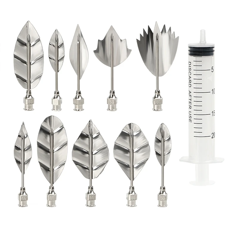 3D Gelatin Jelly Art Pudding Flowers Cake Decorating Tools Needle Tools Stainless Steel Nozzle Syringe Kit
3D Gelatin Jelly Art Pudding Flowers Cake Decorating Tools Needle Tools Stainless Steel Nozzle Syringe Kit