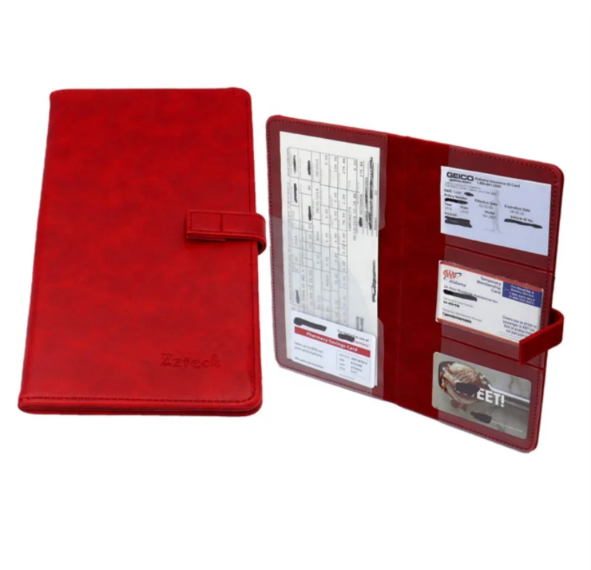 Manufacturer wholesale leather car document organizer wallet case holder, Customized
Manufacturer wholesale leather car document organizer wallet case holder, Customized