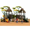 Kids playground plastic slides, heat resistant school plastic outdoor playground